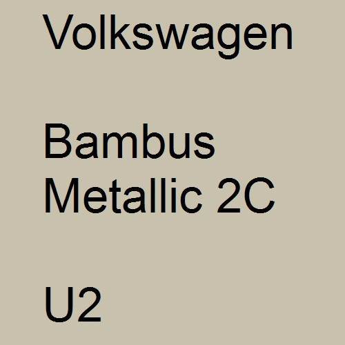 Volkswagen, Bambus Metallic 2C, U2.